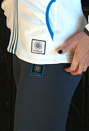 Warm ecoplex base layer leggings for skiing